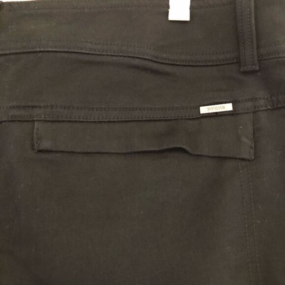Prana Black Mid Rise Slim Leg Dark Academia Pants Size 12 - Picture 8 of 15